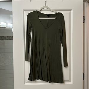 Express t shirt long sleeve dress XS